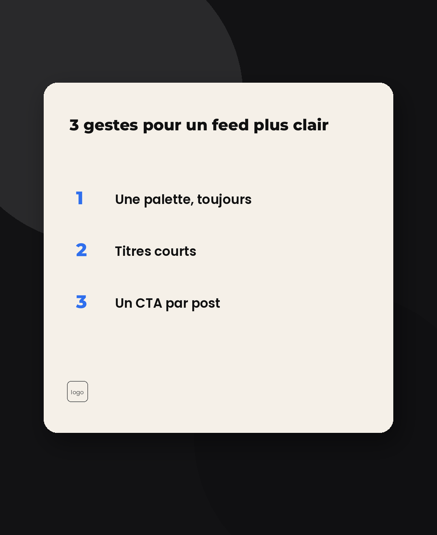 Tips Noir & Crème